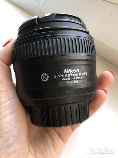 Объектив Nikon 50mm f/1.8G AF-S Nikkor