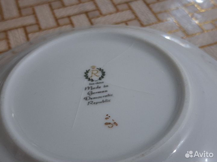 Чайная пара Райхенбах, треснутая