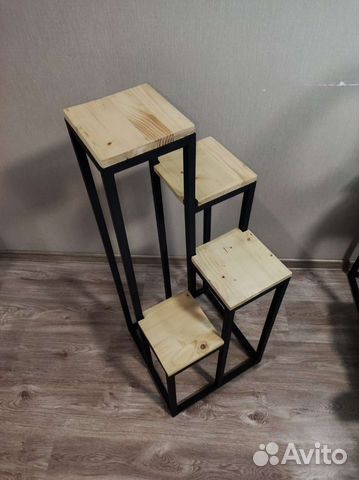 Подставка для цветов лофт