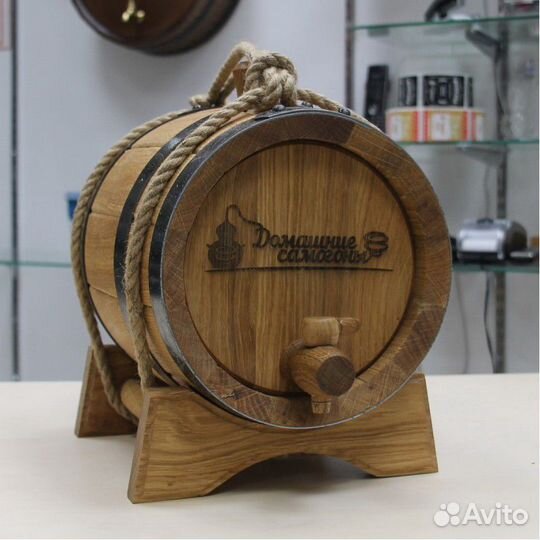 Бочка Домашние самогоны(Премиум) 5л с подставкой