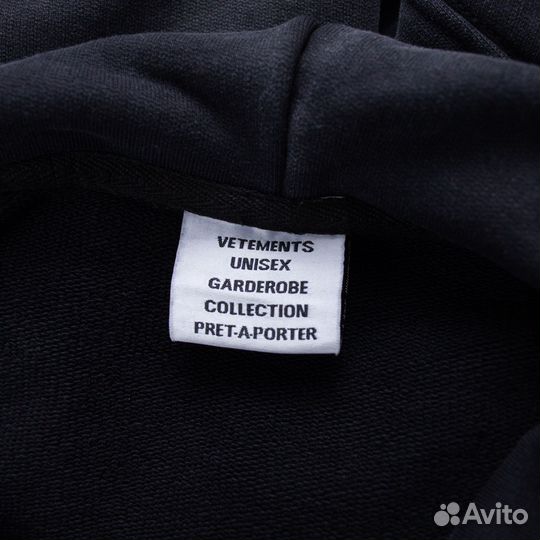 Худи Vetements paris xxxl новые на руках