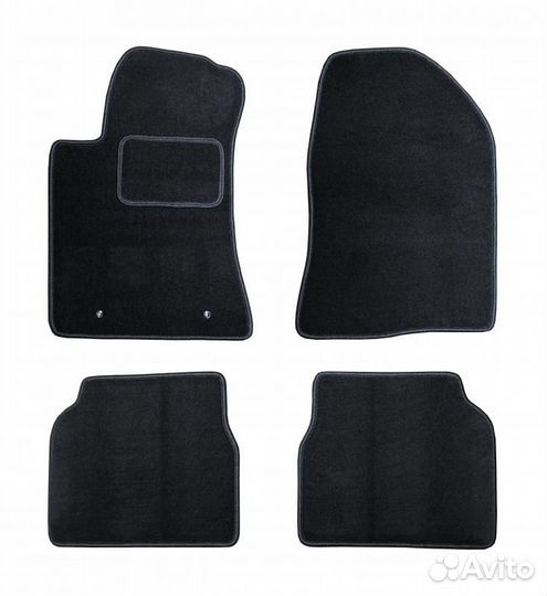 Ковры салона текстильные для ford focus ii (2004-2011) comfort графит