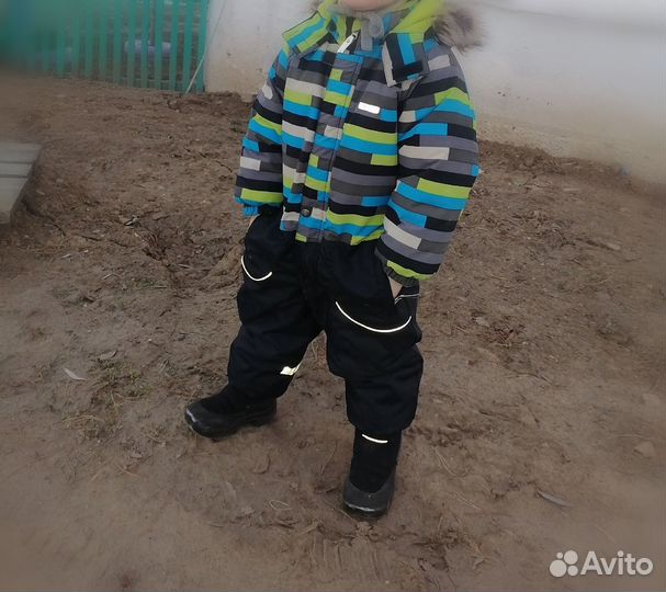 Зимний комбинезон kerry для мальчика 98