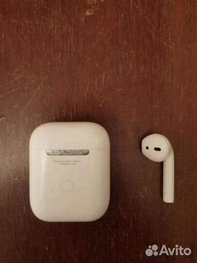 Наушники earpods правый и кейс