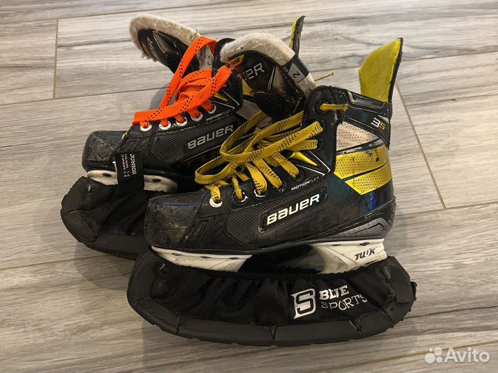Хоккейные коньки бауэр детские, шорты и защита