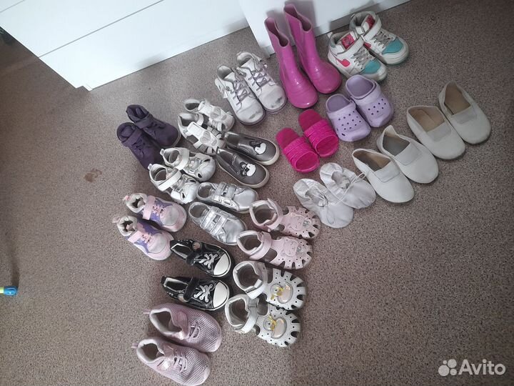 Одежда и обувь пакетом на девочки