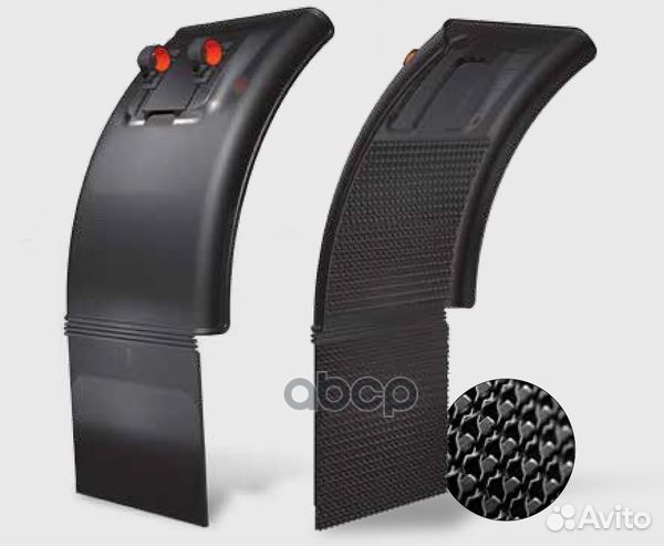 Крыло полуприцепа с креплением, 450х700