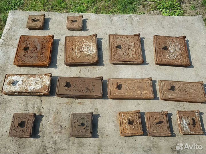 Чугунные дверки для русской печи