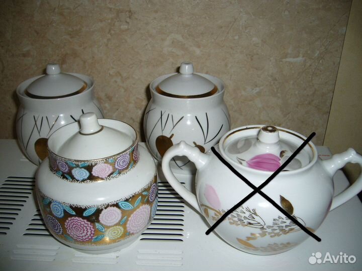 Молочники и сахарницы Дулево, Вербилки, лфз