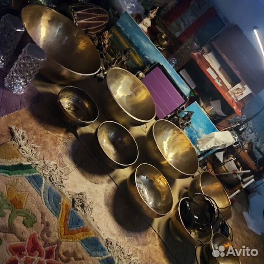 Поющая чаша 28 см Соль 96гц- Ля 108гц