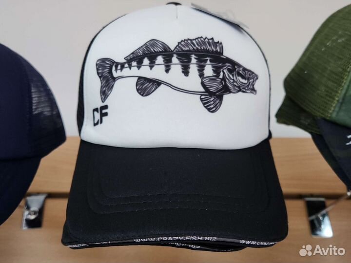 Кепка бейсболка Crazy Fish