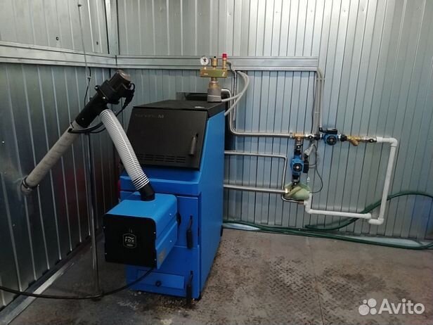 Промышленная котельная 42 кВт пеллеты