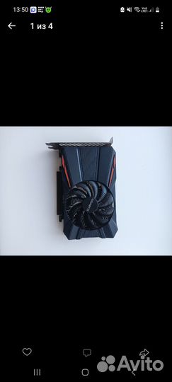 Видеокарта1050Тi 4gb