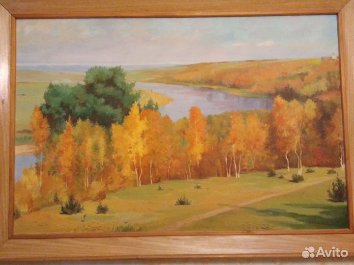 Картина маслом Золотая осень