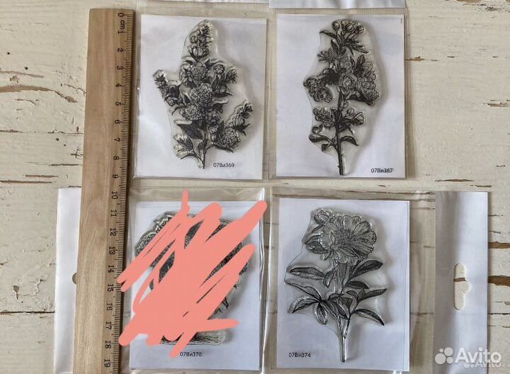 Штампы печати для скрапбукинга творчества винтаж