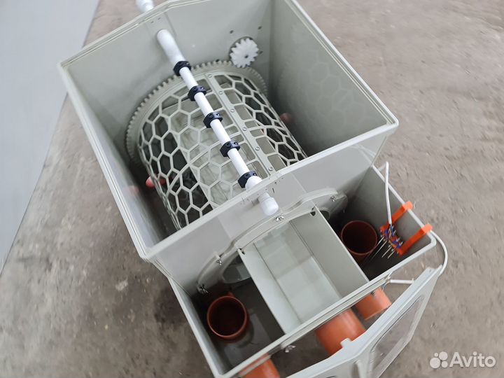 Барабанный фильтр для пруда и узв