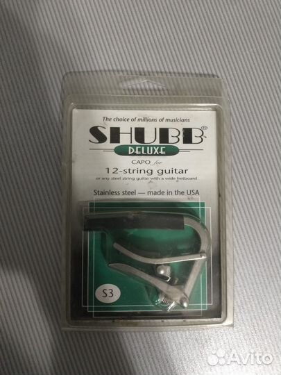 Shubb 12-string S3 Каподастр для 12-стр. гитары