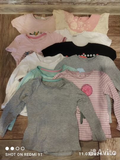 Футболки и лонги пакетом р.104-110