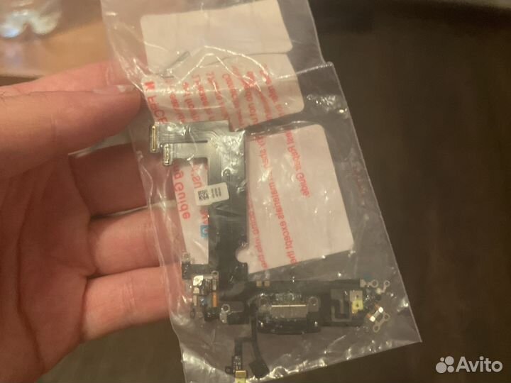 Шлейф на микрофон и гнездо iPhone 12 mini