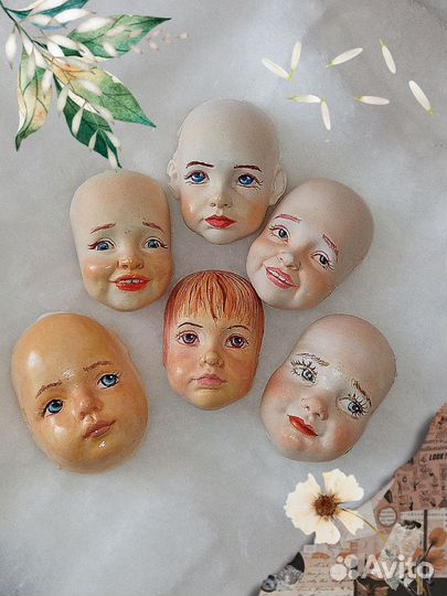 Личико для ватной игрушки