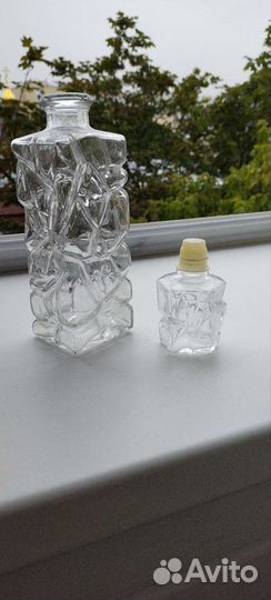 Флакон под духи стекло СССР