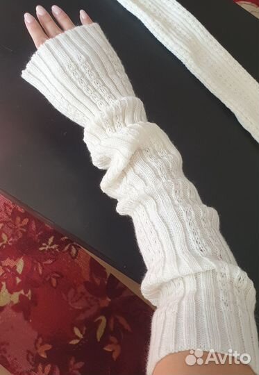 Митенки вязаные рукава