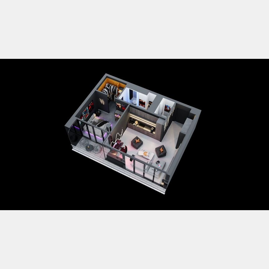 2-к. квартира, 60,2 м², 13/18 эт.