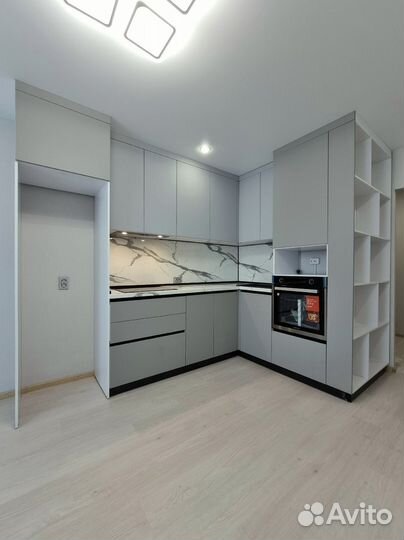 Кухня в серых тонах. Под ключ за 2-3 недели