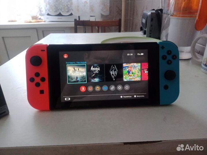 Игровая приставка nintendo switch прошитая