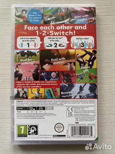 1-2 Switch (Новый, Рус) для Nintendo Switch