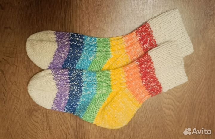 Носки ручной вязки