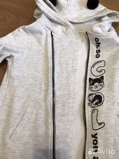 Толстовка худи бомбер