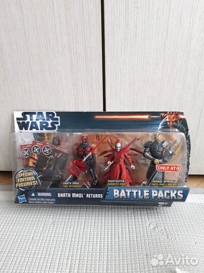 Фигурки Hasbro Star Wars Darth Maul Returns