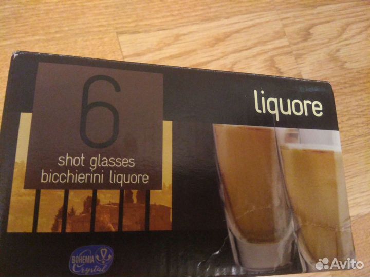 Новый Рюмки bohemia crystal