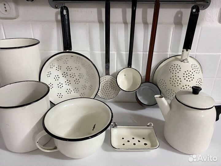 Советская эмалированная посуда