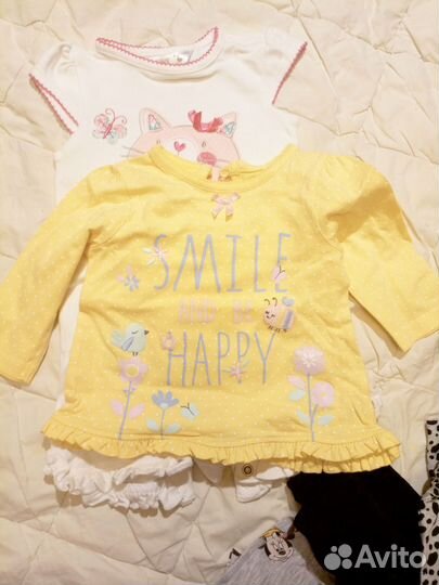 Вещи пакетом для девочки 68