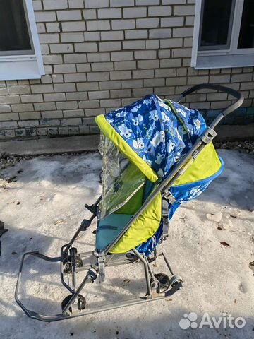 Детские санки с колесами