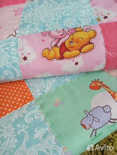 Детское одеяло пэчворк