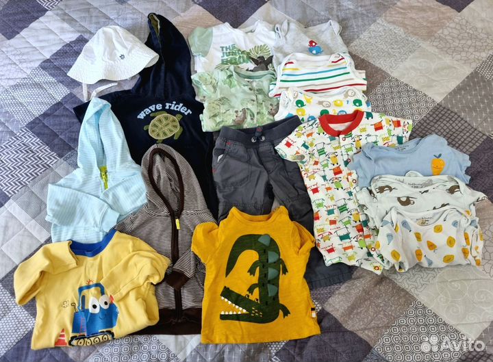 Фирменные вещи (HM, Carters, Mothercare), 74-80 см