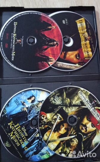 Пираты Карибского моря: полная коллекция (5 DVD)