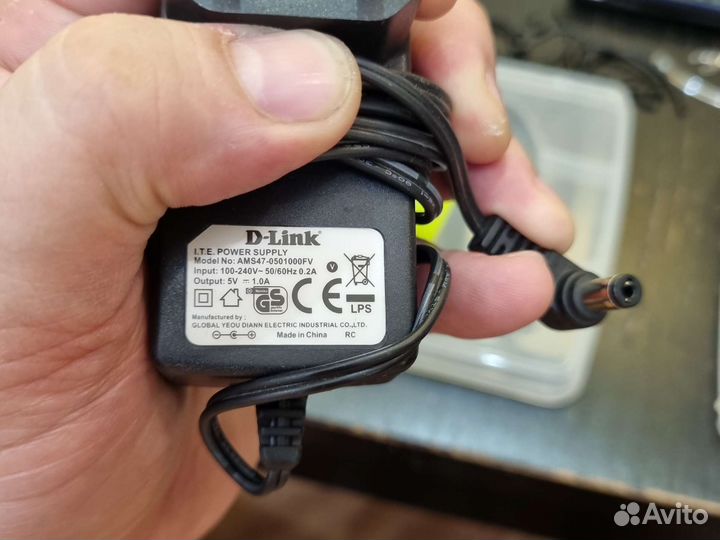 Блок питания адаптер 5в постоянки 1а