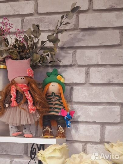 Интерьерная кукла ручной работы Тильда