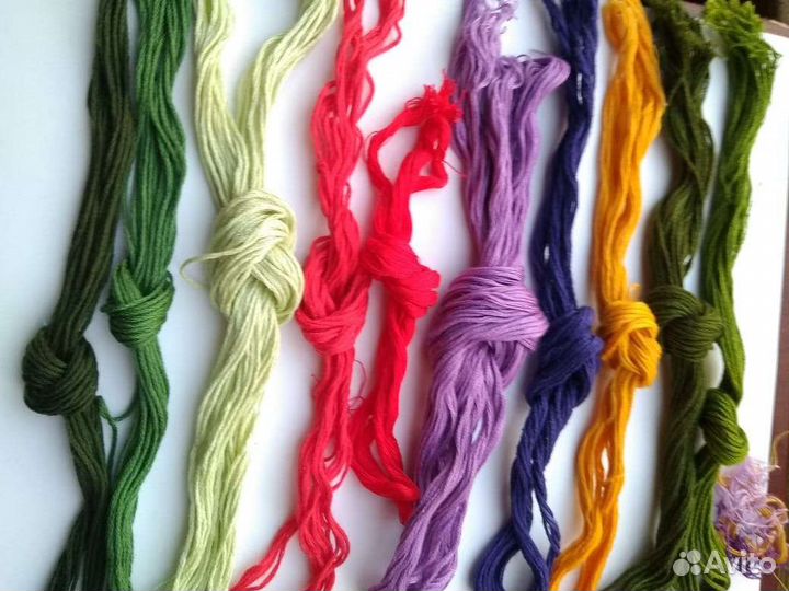 Нитки мулине и швейные