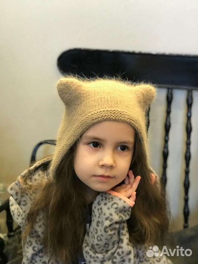 Чепчик с медвежьими ушками