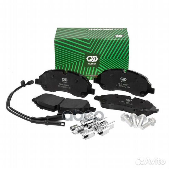 Колодки тормозные дисковые передние усиленные