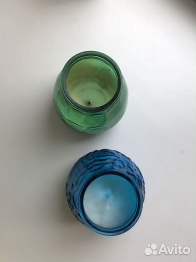 Свечи декоративные в стекле