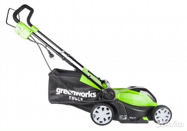 Газонокосилка электрическая Greenworks GLM 1241