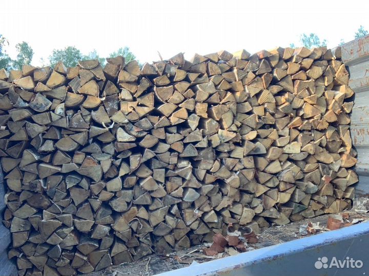 Дрова колотые Береза