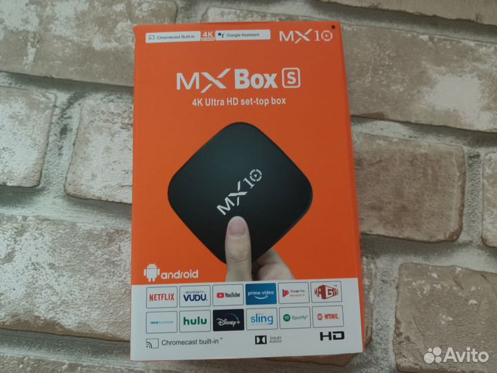 Смарт TV приставка MX10 box прошита новая