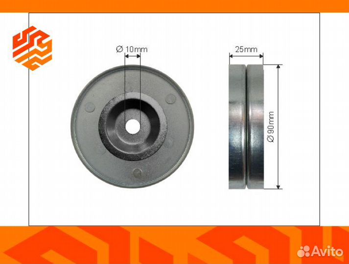 Ролик приводного ремня caffaro 500338